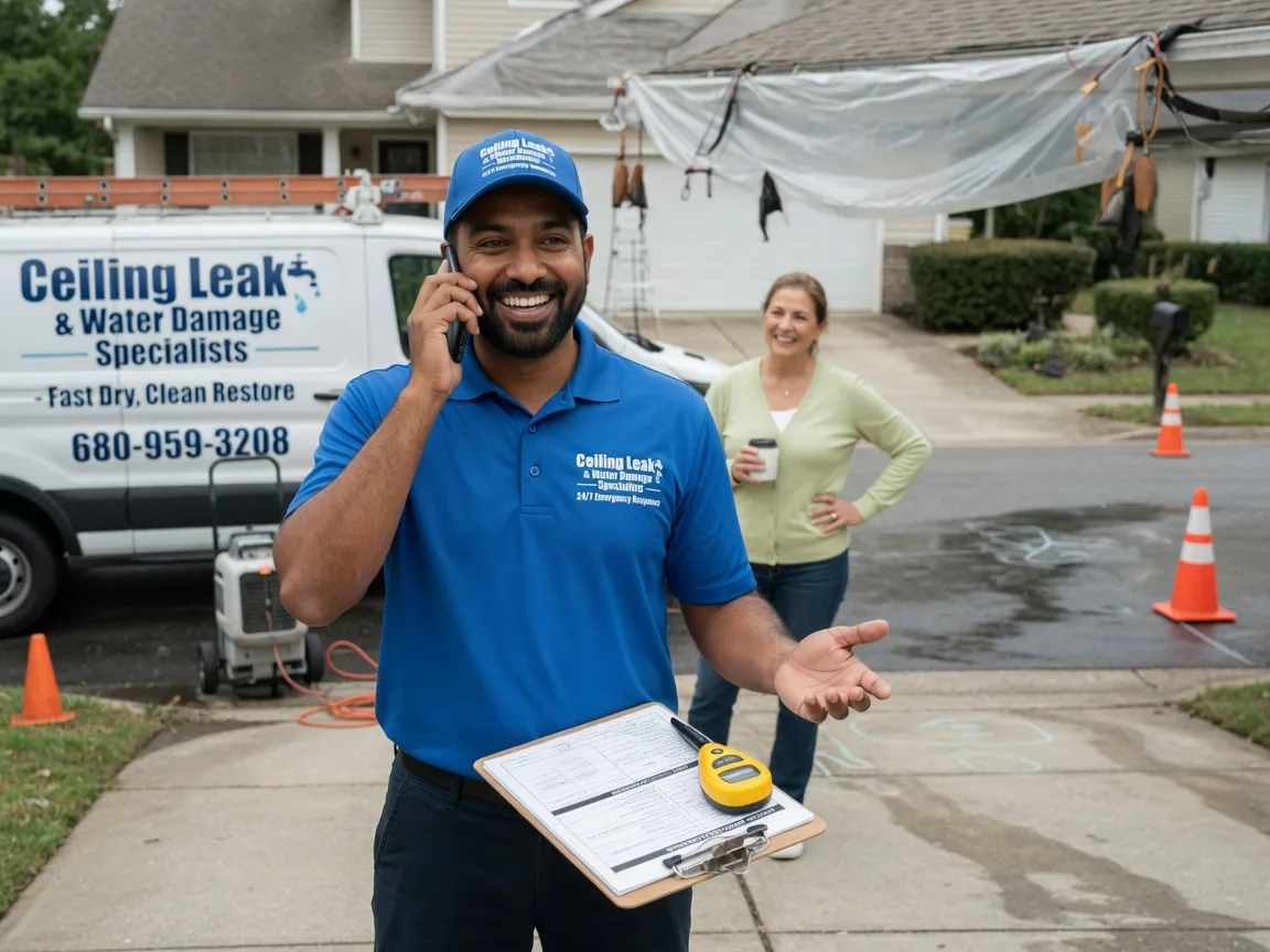 Ceiling Leak Cleanup Lyons, IL FAQs
